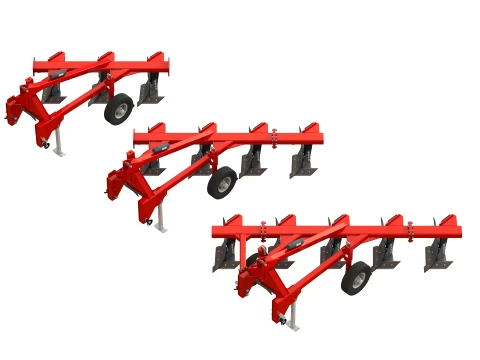WG 0006 - Complete range of 3 high speed combination plow 3D Model
