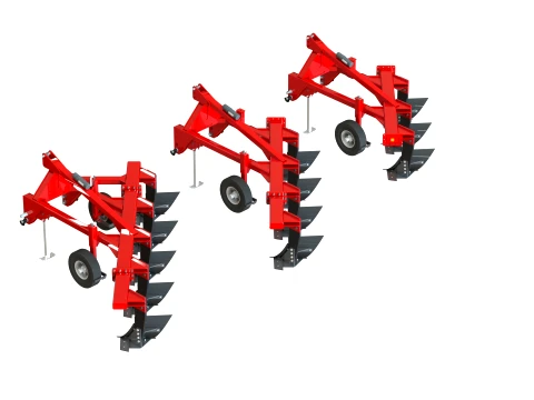 WG 0006 - Complete range of 3 high speed combination plow 3D Model