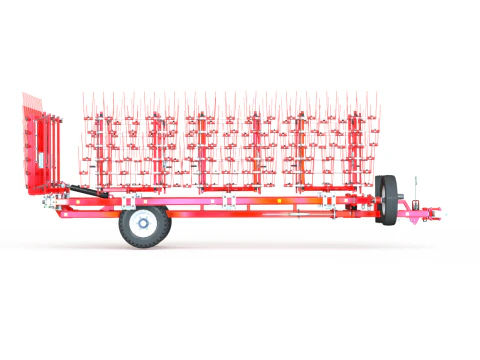 WG 0009 - Complete range of 3 semi-mounted flexible tine harrow 3D Model