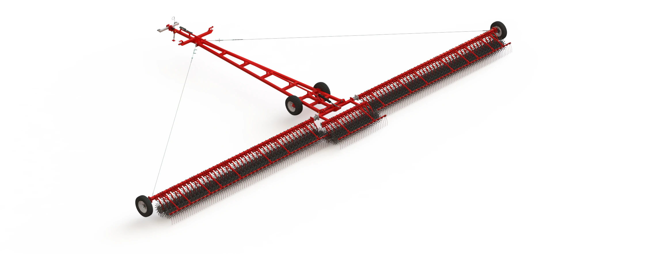 WG 0003 - Semi-mounted rotary harrow 18m 3D Model .c4d .max .obj .3ds .fbx .stl .blend