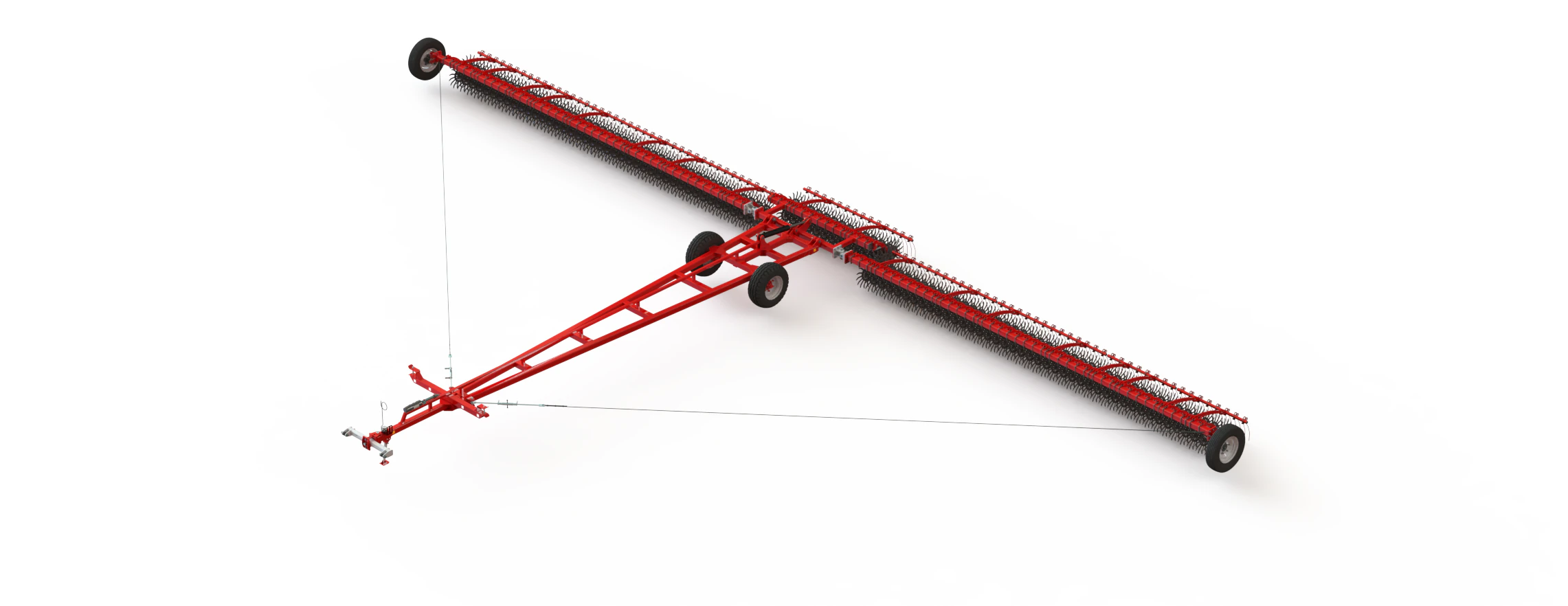 WG 0003 - Gamma completa di 3 erpici rotanti semiportati Modello 3D .c4d .max .obj .3ds .fbx .stl .blend