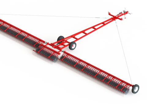 WG 0003 - Gamma completa di 3 erpici rotanti semiportati Modello 3D