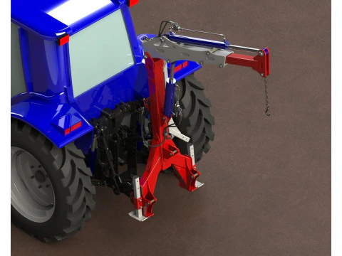 WG 0004 - Mounted crane 1000 kg 3D Model