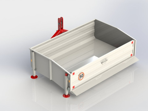 WG 0023 - Kotak pembuangan mekanis Model 3D