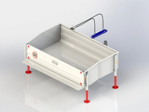 WG 0023 - Hydraulic dump box 3D Model