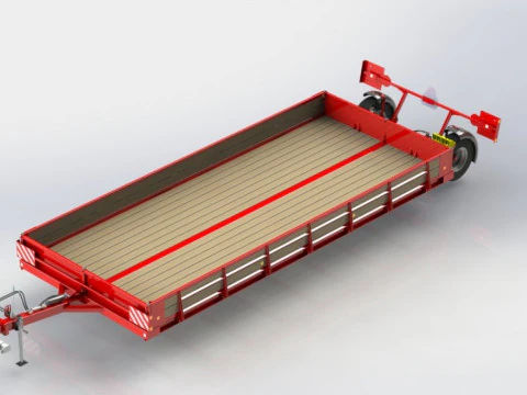 WG 0027 - Low bed trailer 3D Model