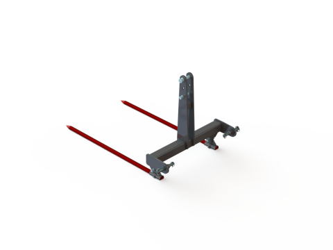WG 1028 - Bale forks 3D Model