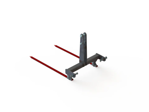WG 1028 - Forche per balle Modello 3D