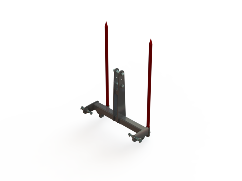 WG 1028 - Bale forks 3D Model