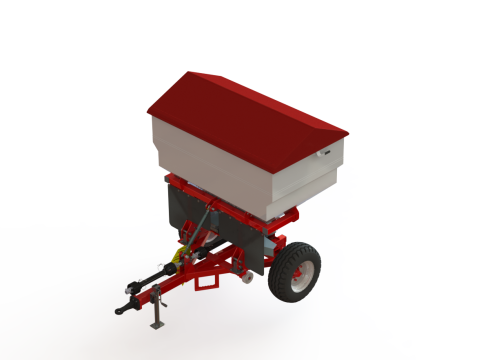 WG 0008 Aufsatteldünger 1000 kg 3D Modell