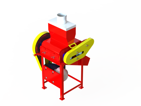 WG 4012 - плющитель зерна 3D Модель