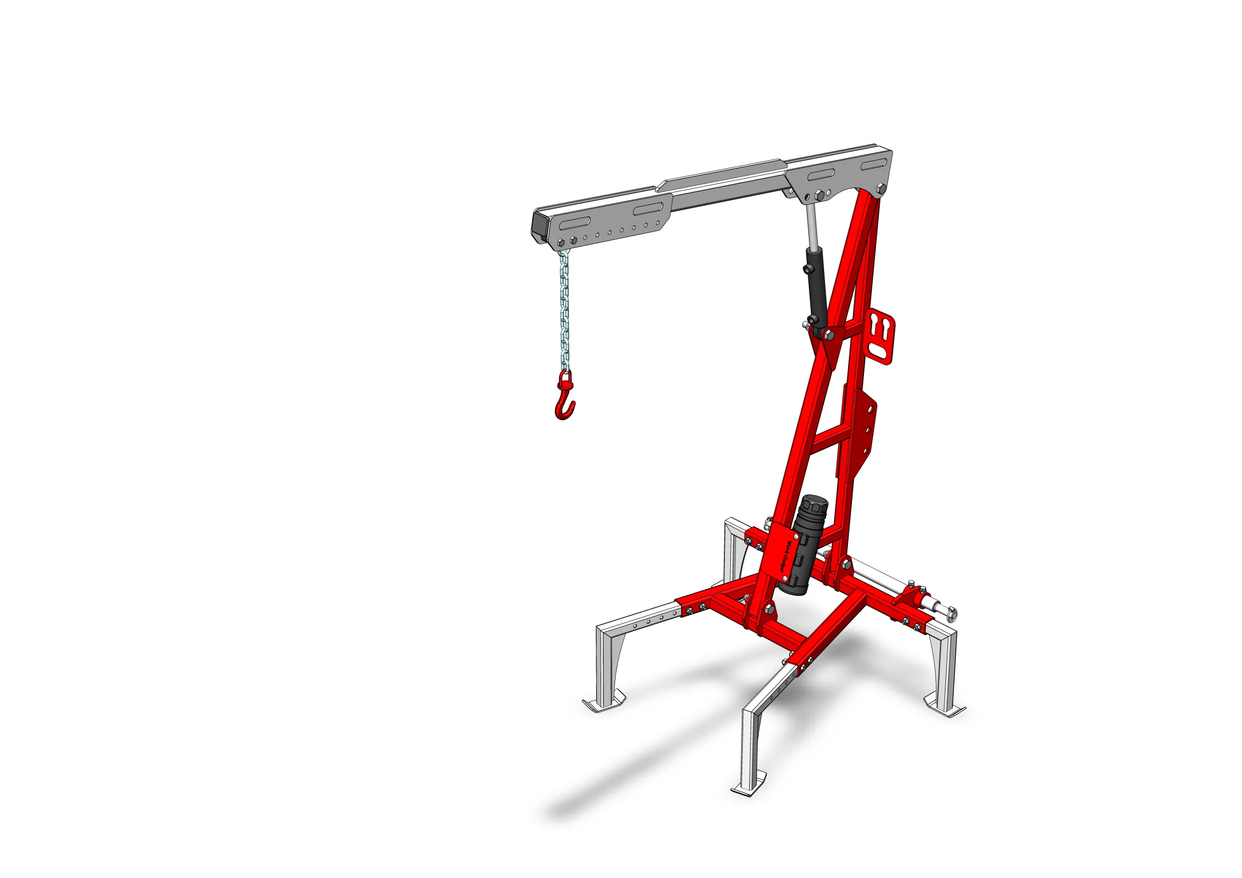 WG 1010 - Loader Arm 3D Model .c4d .max .obj .3ds .fbx .stl .blend 
