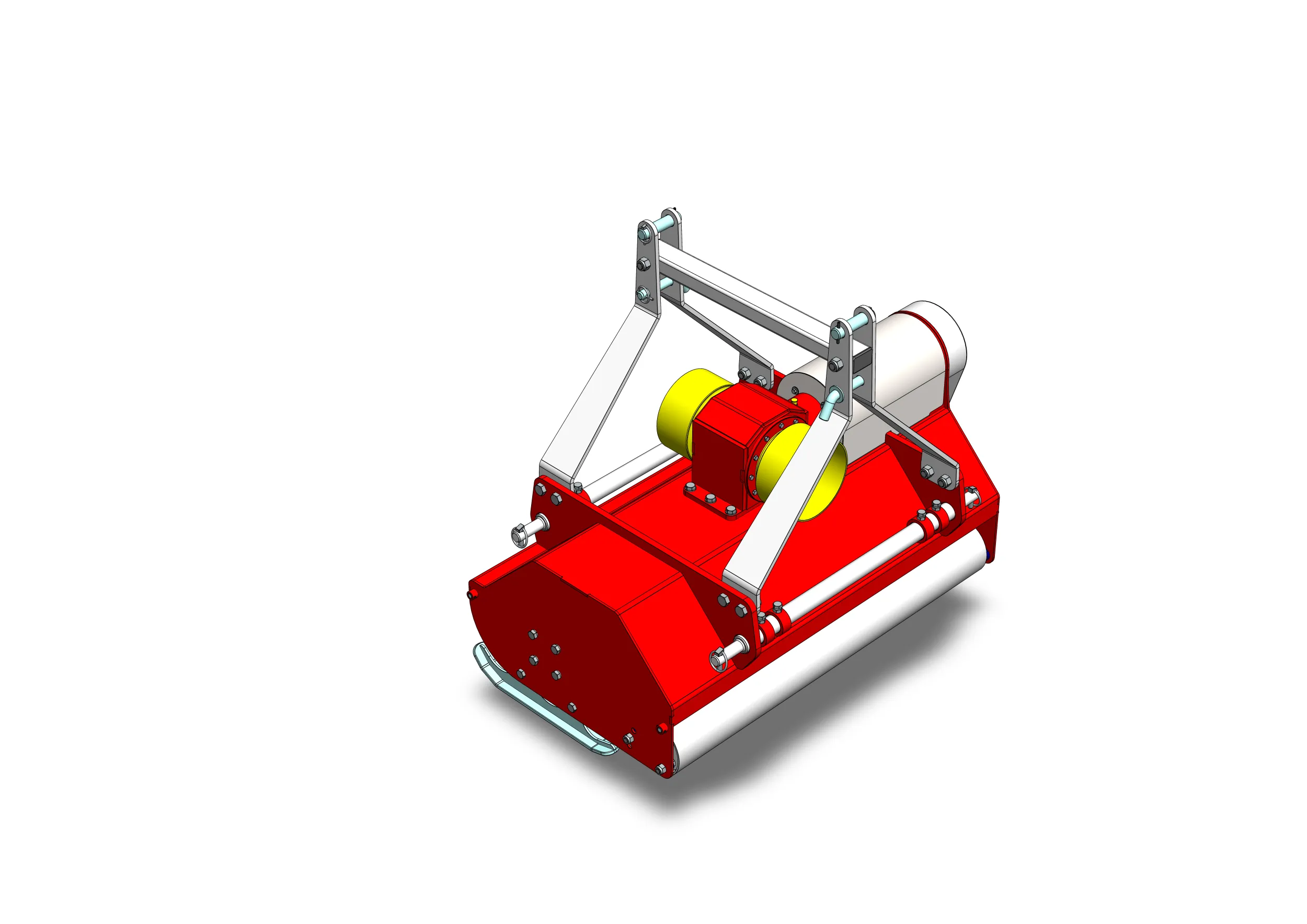 WG 1017 Mulcher 3D Model .c4d .max .obj .3ds .fbx .stl .blend
