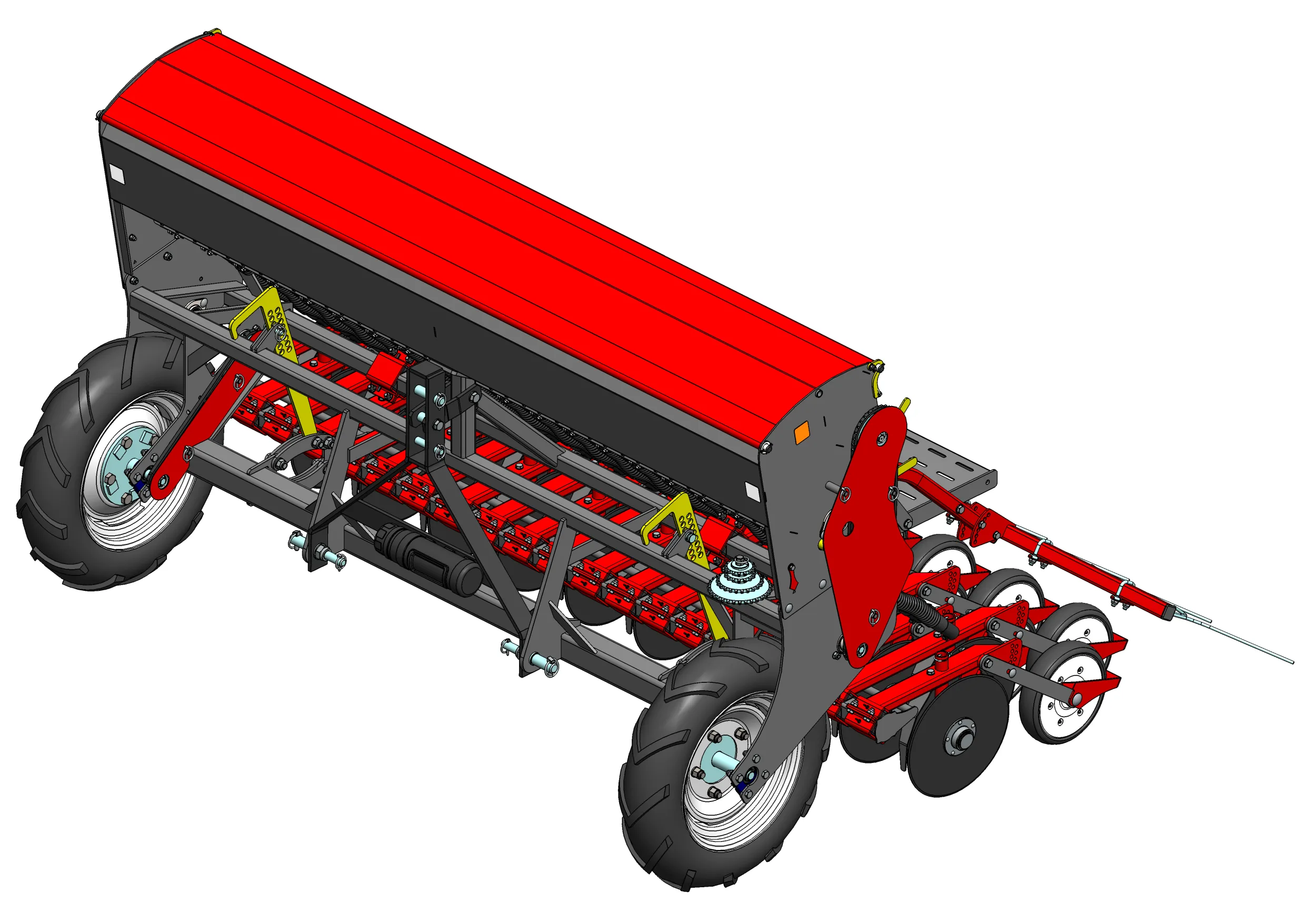 WG 1026 Light Seed Drill 250 3D Model .c4d .max .obj .3ds .fbx .stl .blend 