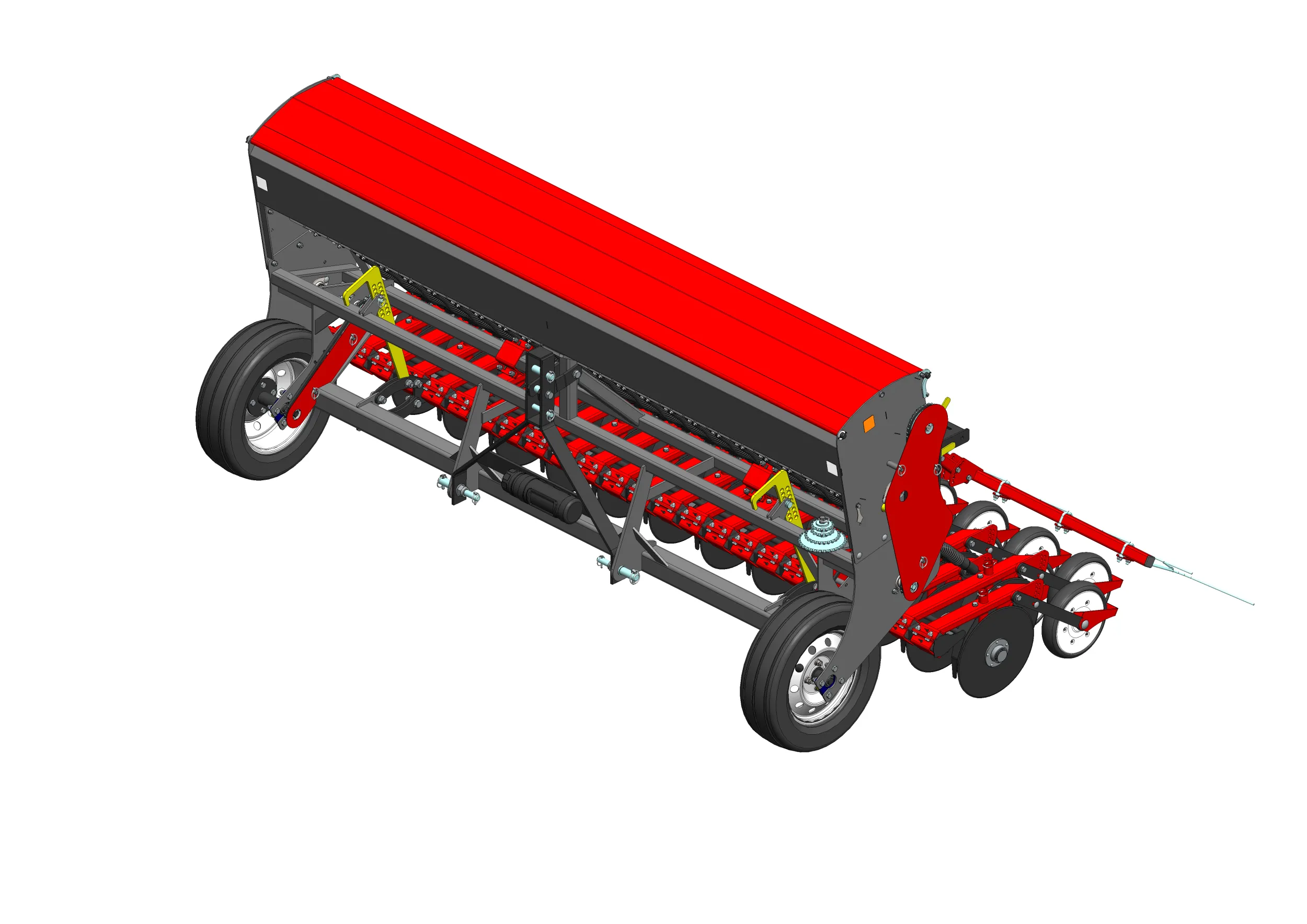WG 1026 Light Seed Drill 300 3D Model .c4d .max .obj .3ds .fbx .stl .blend 
