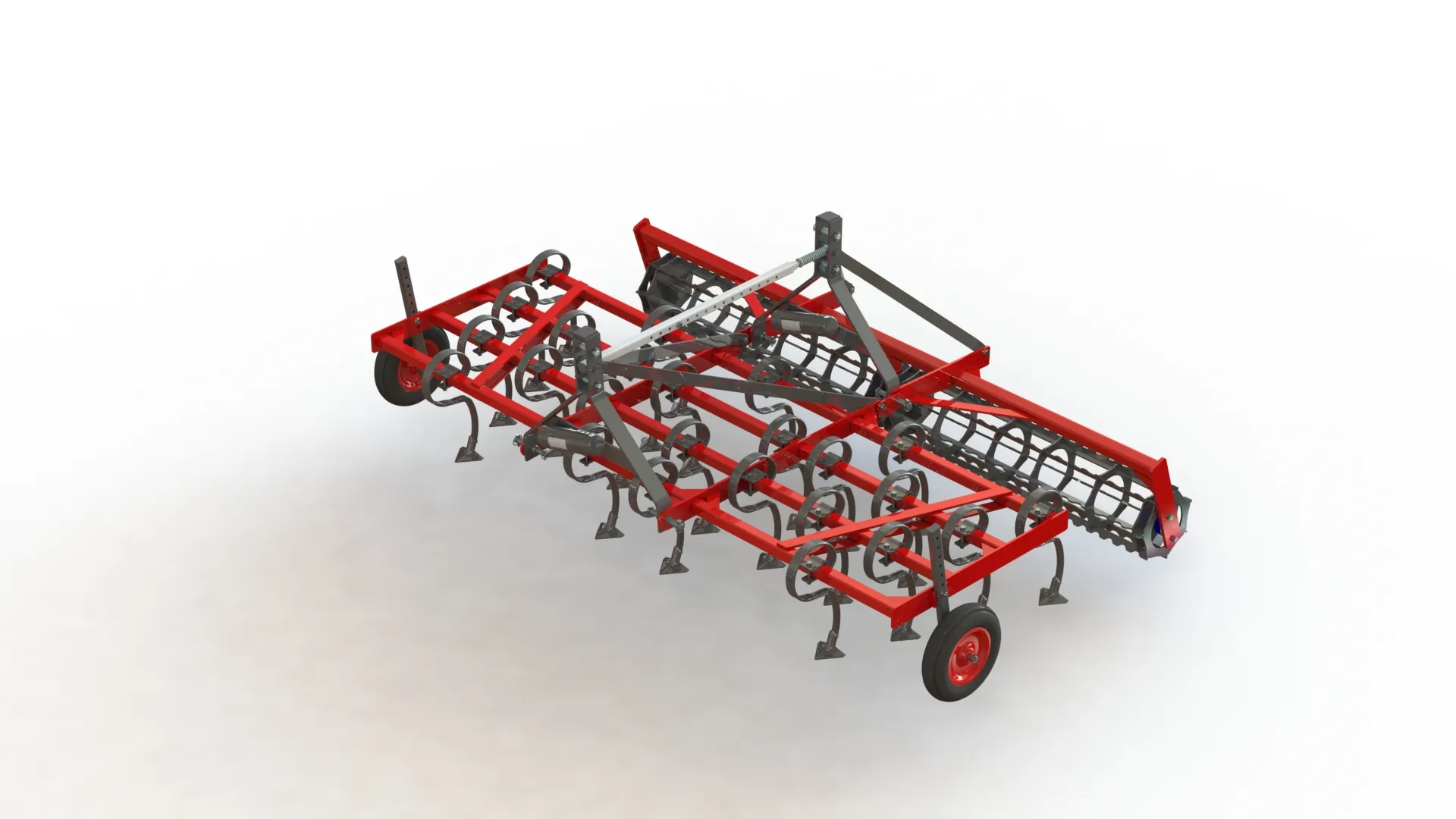 WG 1001-300 - Field Cultivator 3D Model .c4d .max .obj .3ds .fbx .stl .blend 