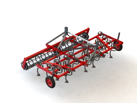 WG 1001-300 - Field Cultivator 3D Model