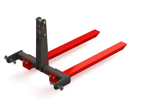 WG 1029 - STL Mounted pallet fork 3D Model