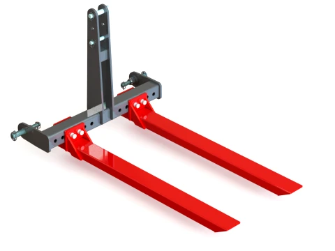 WG 1029 - STL Mounted pallet fork 3D Model