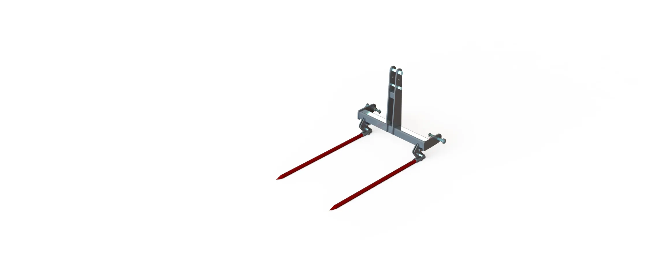 WG 1028 - STL Bale forks 3D Model .c4d .max .obj .3ds .fbx .stl .blend 