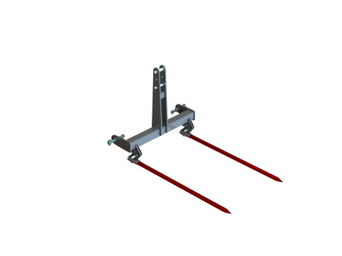 WG 1028 - STL Bale forks 3D Model