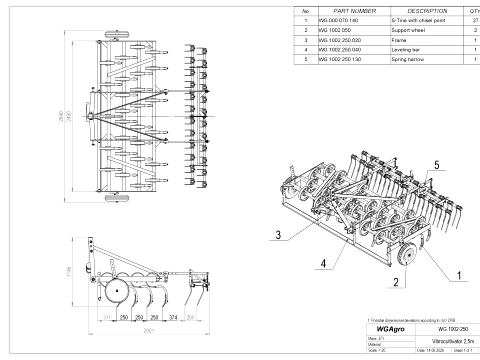 WG 1002-250 - EcoCultivator 3D Model