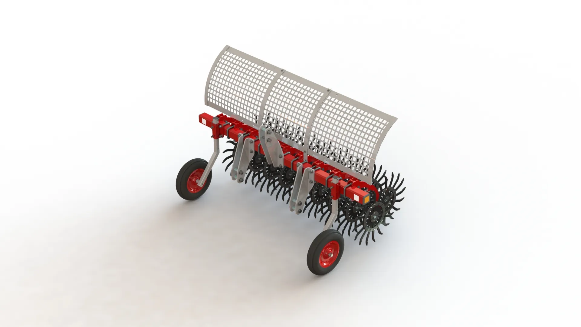WG 1004-200 - Eco rotary harrow 3D Model .c4d .max .obj .3ds .fbx .stl .blend 