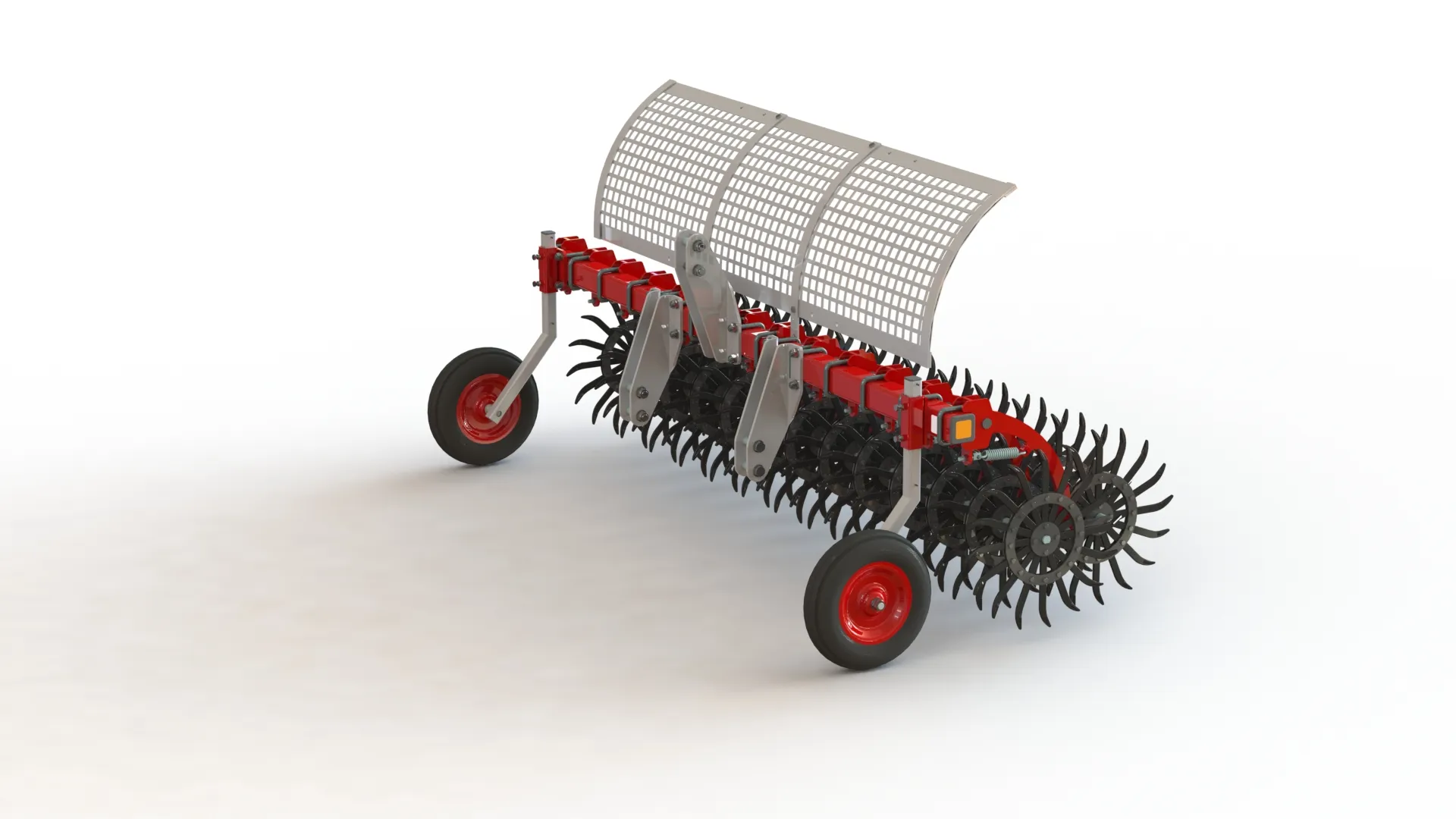 WG 1004-250 - Eco rotary harrow 3D Model .c4d .max .obj .3ds .fbx .stl .blend 