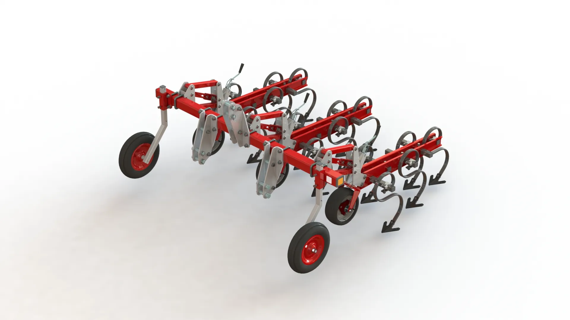 WG 1003-200 - Row crop cultivator 3D Model .c4d .max .obj .3ds .fbx .stl .blend 