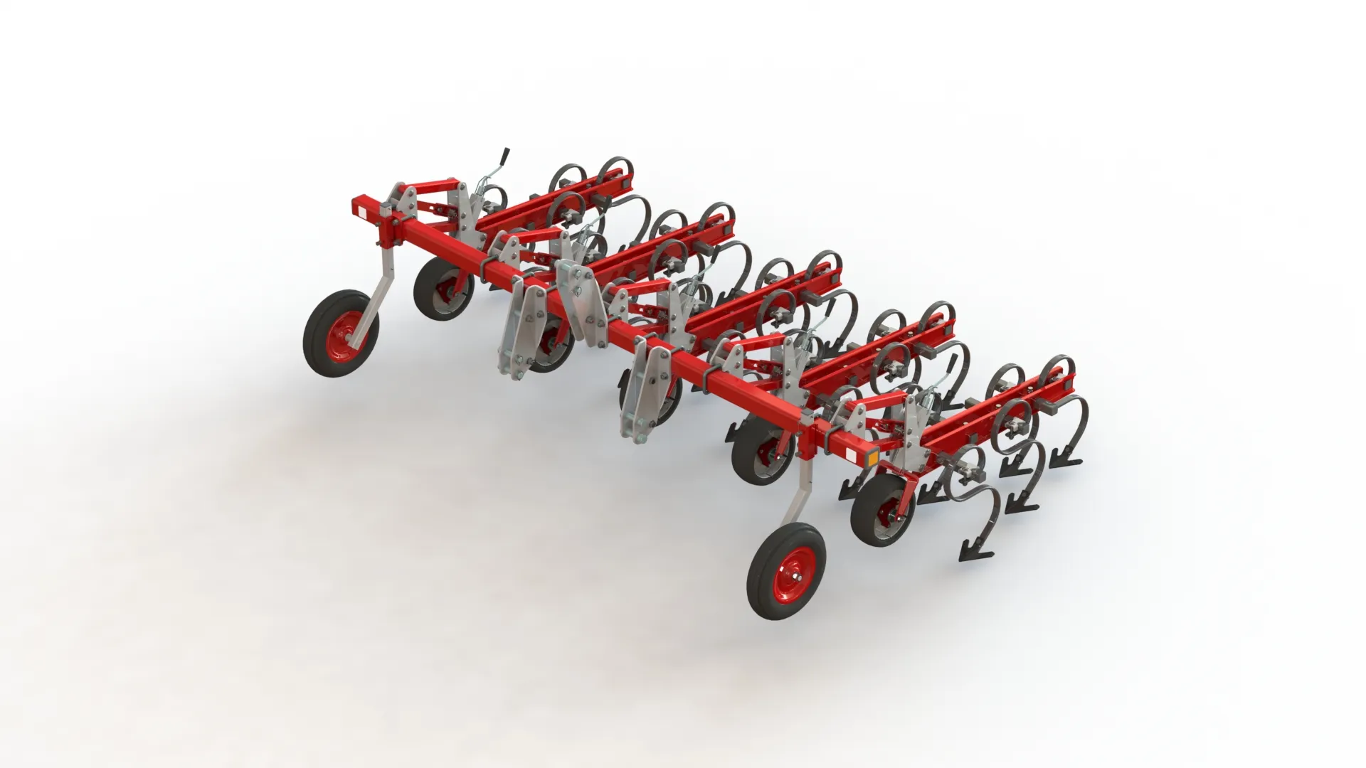 WG 1003-300 - Row crop cultivator 3D Model .c4d .max .obj .3ds .fbx .stl .blend 