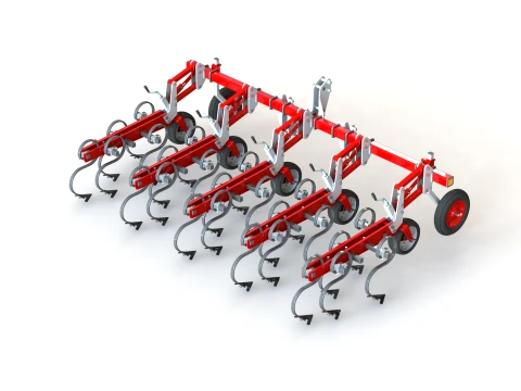 WG 1003 - Row crop cultivator 3D Model