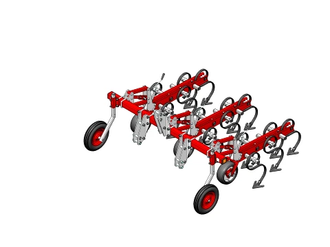 WG 1003 - Row crop cultivator 3D Model