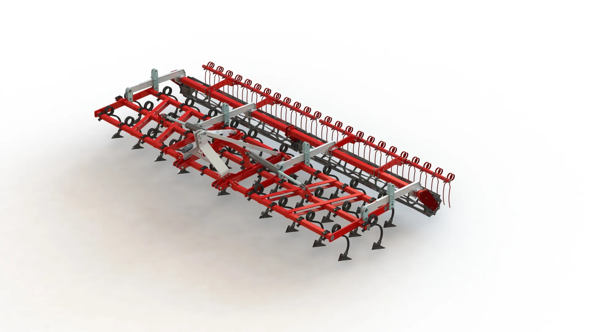 WG 0005-600MH - Field cultivator 3D Model .c4d .max .obj .3ds .fbx .stl .blend 