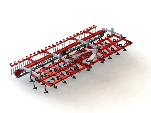 WG 0005-600MH - Field cultivator 3D Model