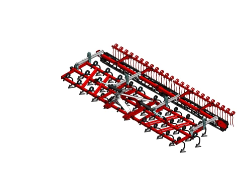 WG 0005-600MH - Field cultivator 3D Model