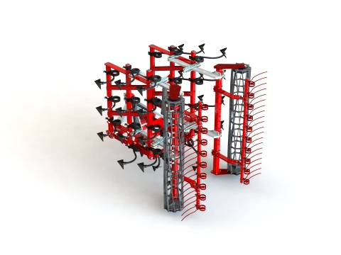 WG 0005-500MH - Field cultivator 3D Model