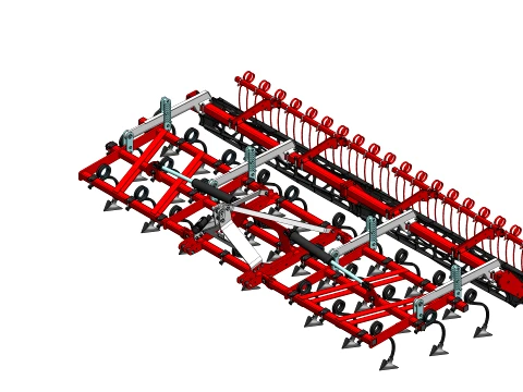 WG 0005-500MH - Field cultivator 3D Model