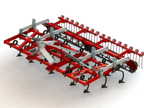 WG 0005-400MH - Field cultivator 3D Model