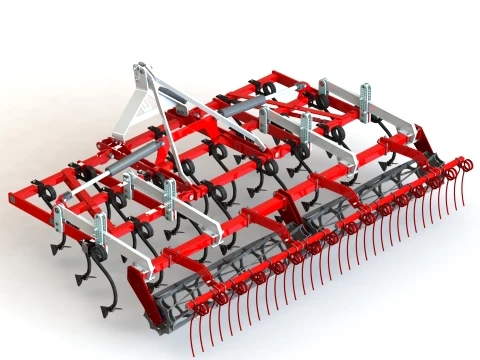 WG 0005-400MH - Field cultivator 3D Model