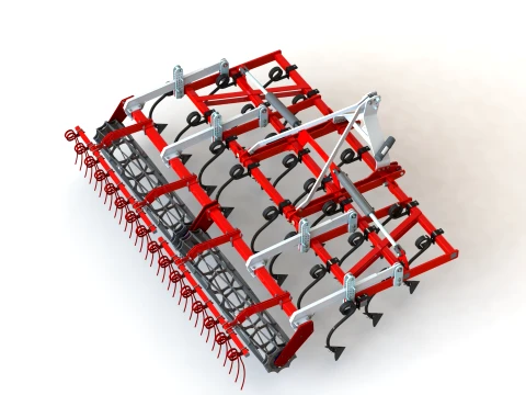 WG 0005-400MH - Field cultivator 3D Model