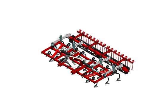 WG 0005-400MH - Field cultivator 3D Model