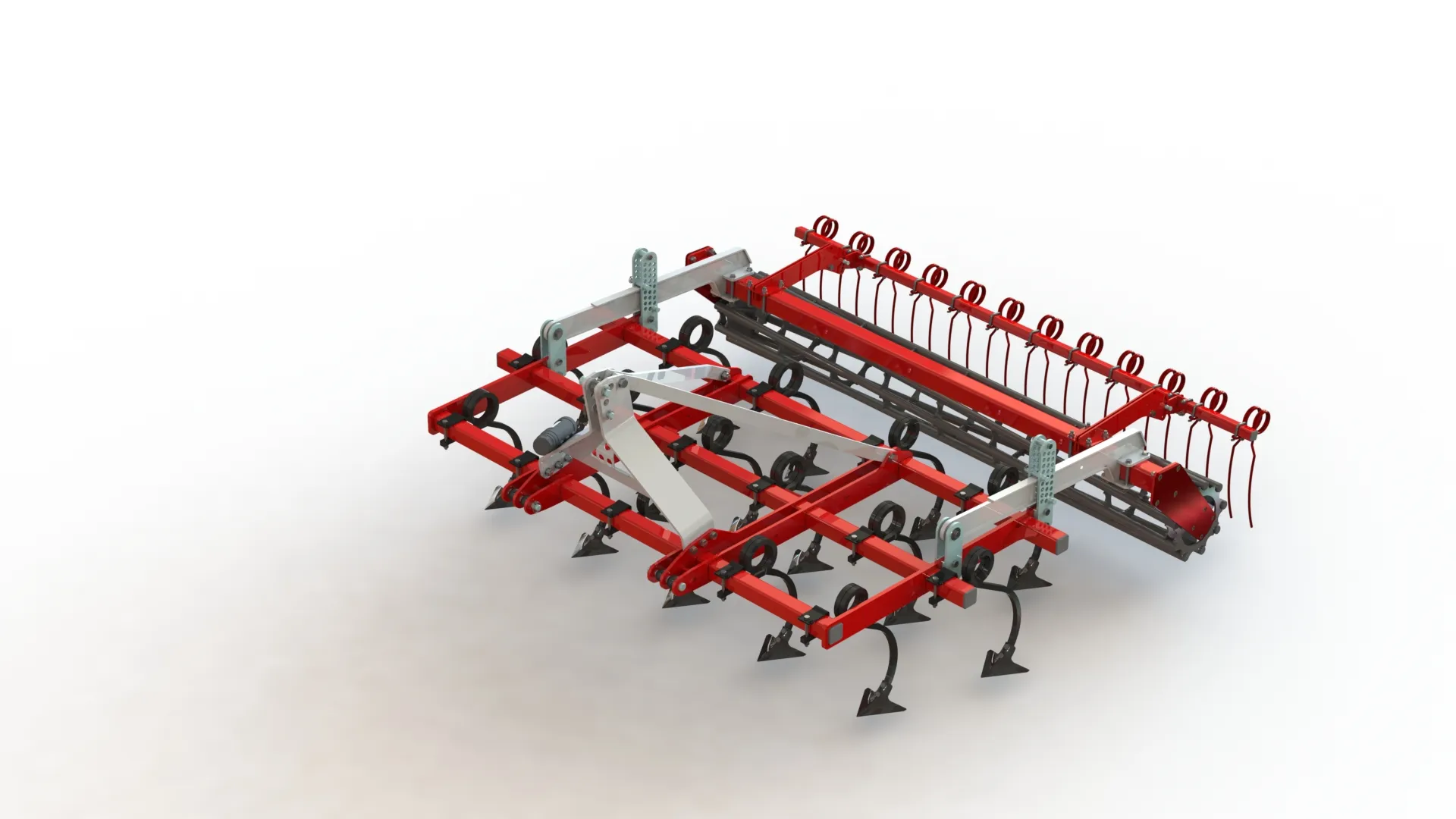 WG 0005-300MF - Field cultivator 3D Model .c4d .max .obj .3ds .fbx .stl .blend 