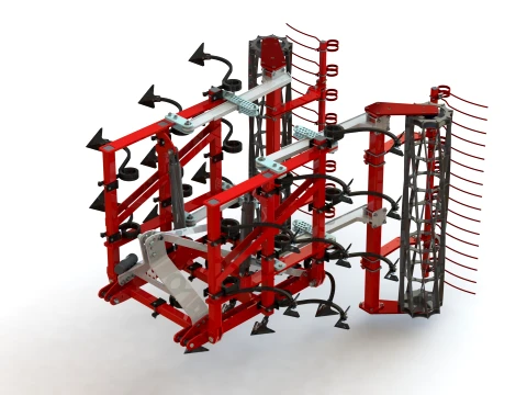 WG 0005 - Field cultivator 3D Model