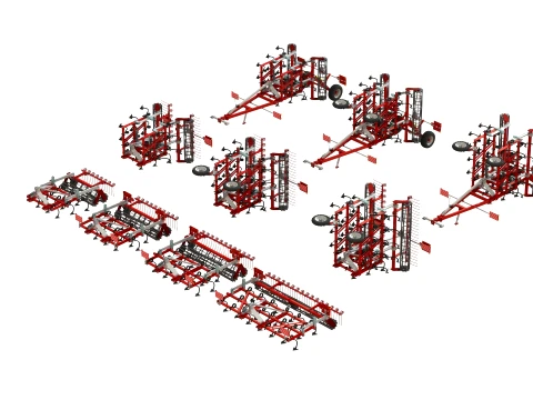 WG 0005 - Field cultivator 3D Model