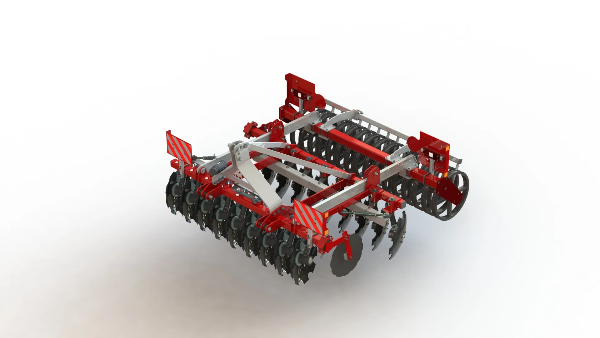 WG 0016-250 - Disc harrow 3D Model .c4d .max .obj .3ds .fbx .stl .blend