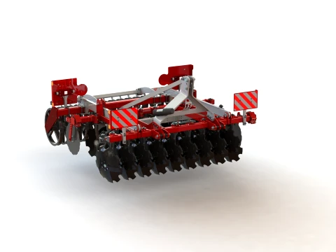 WG 0016-250 - Disc harrow 3D Model