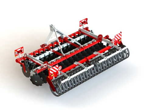 WG 0016 - Grade de discos Modelo 3D