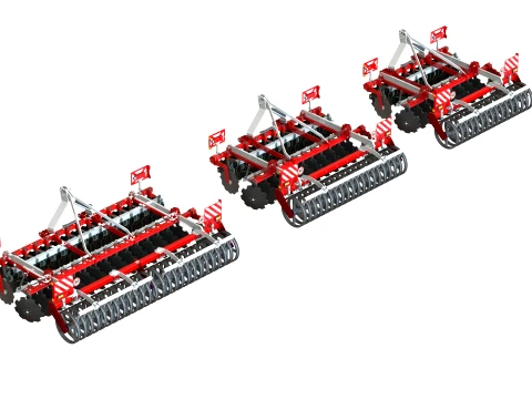 WG 0016 - Disc harrow 3D Model
