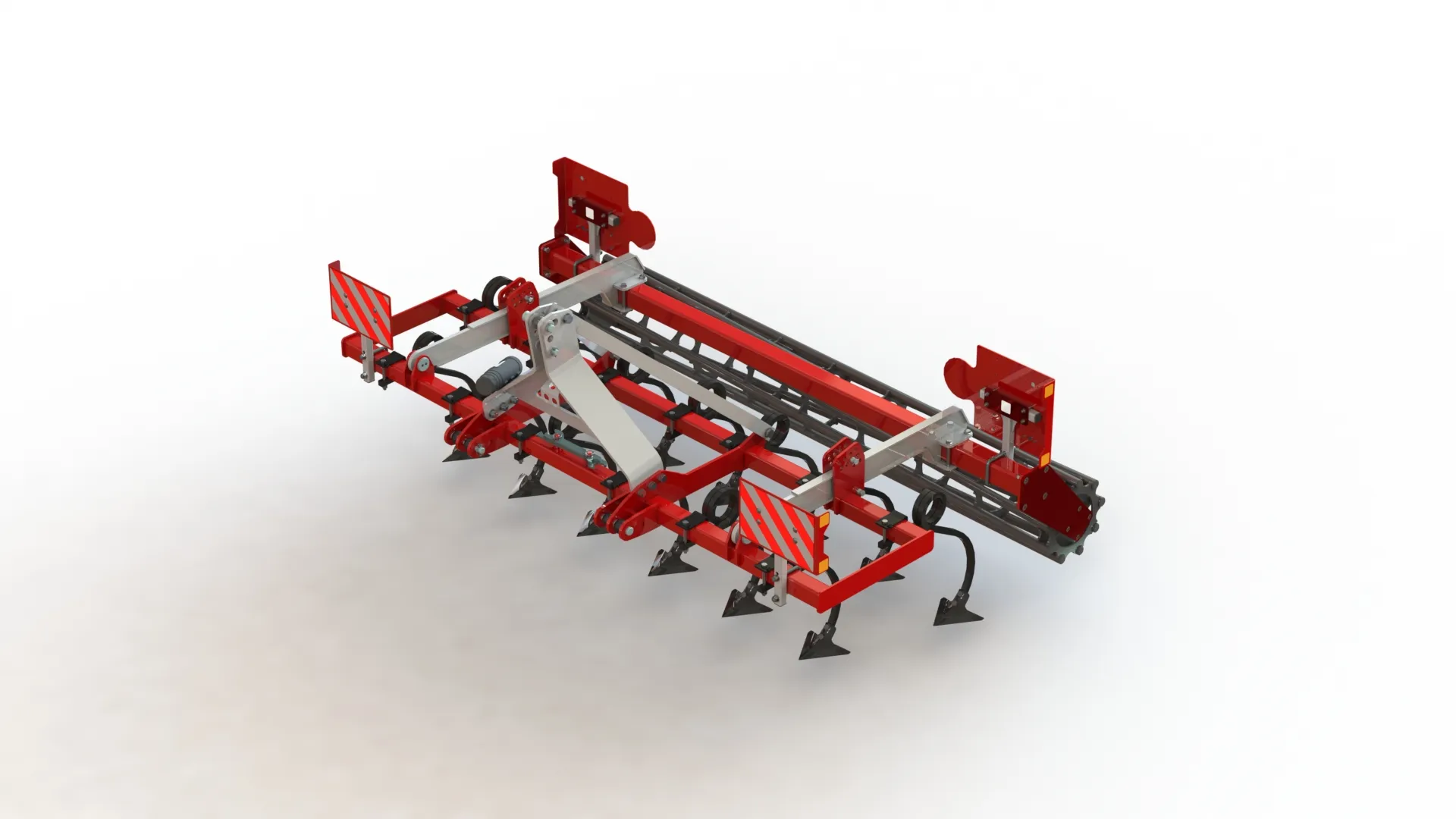 WG 0014-300 - classic field cultivator 3D Model .c4d .max .obj .3ds .fbx .stl .blend