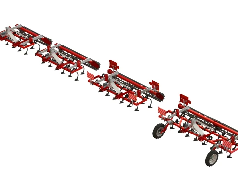 WG 0014 - classic field cultivator 3D Model